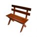 Conjunto Mesa 1m e 2 Bancos Madeira Maciça Eucalipto
