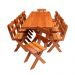 Conjunto Mesa 3m e 12 Cadeiras Madeira Maciça Angelim Modelo Querencia