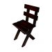 Conjunto Mesa Rústica 2m 2 Bancos e 2 Cadeiras Madeira Maciça Angelim Tabaco