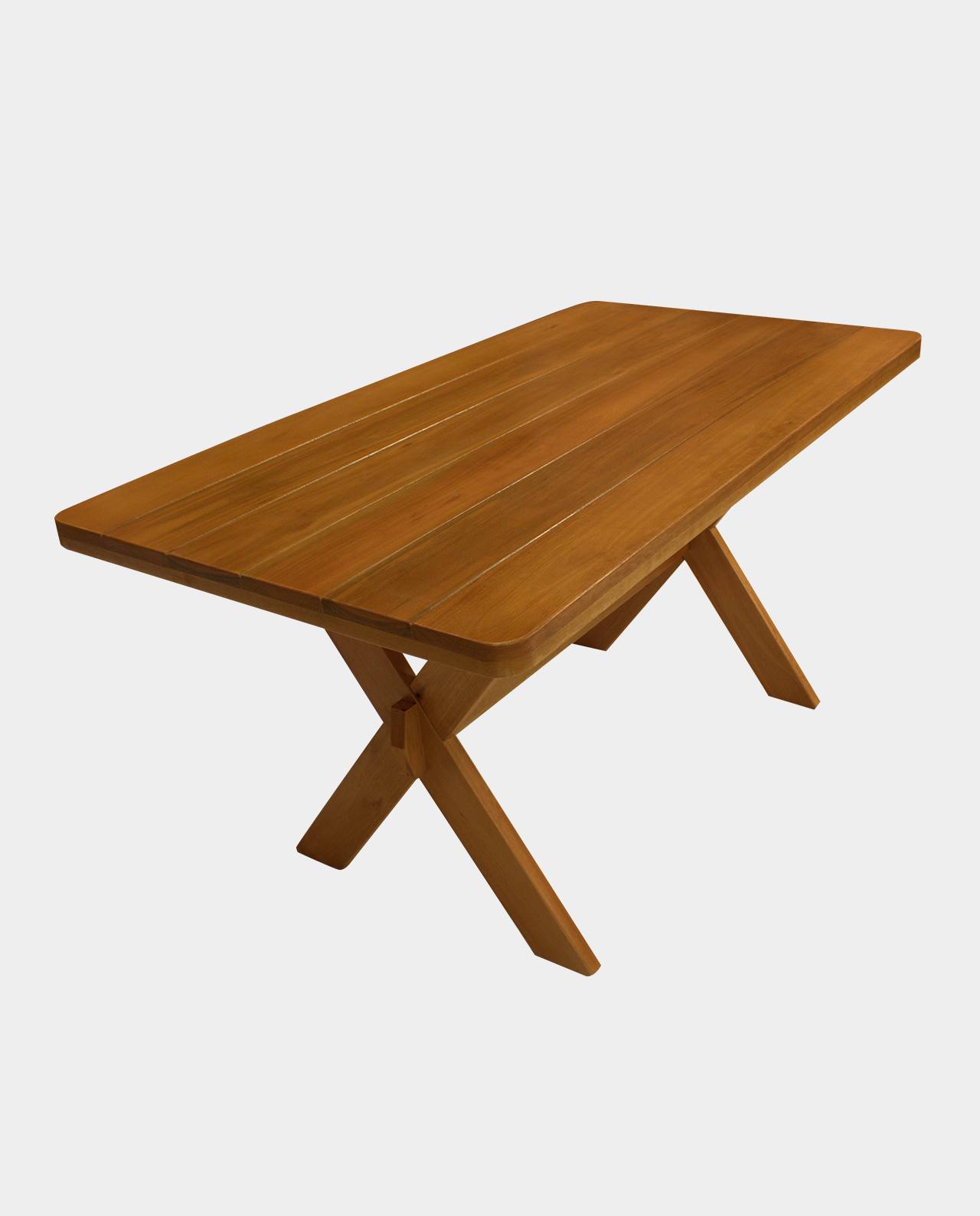 Conjunto Mesa Rústica Com Bancos Madeira Churrasco 2,00m