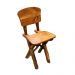 Conjunto Rústico de Mesa 2,2m e 4 Bancos e 2 Cadeiras Madeira Maciça Pinus