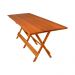 Conjunto de Mesa Dobrável Para Churrasco 2m 2 Bancos 2 Cadeiras Madeira