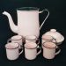 Bule Café Esmaltado 1,25 Litros e 6 Xícaras 70ml Tradicional