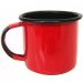 Caneca Xícara de 70ml Chá Café Esmaltadas Agata Cozinha