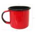 Caneca Xícara de 70ml Chá Café Esmaltadas Agata Cozinha
