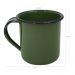 Caneca Xícara de 70ml Chá Café Esmaltadas Cozinha Verde Botâ