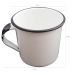 Jogo 6 Xícaras Café Caneca Esmaltada 400ml Caneca de Agata