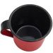 Jogo 6 Xícaras Café Caneca Esmaltada 400ml Caneca de Agata Vermelho