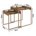 Conjunto Mesa Lateral Columbia - Marrom
