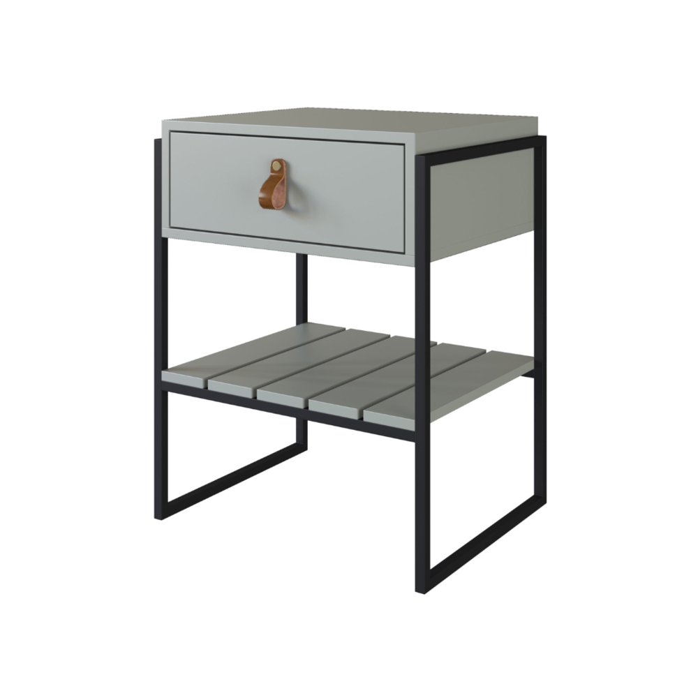 Mesa de Cabeceira James com Gaveta - Verde