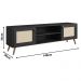 Rack Viena 140cm - Preto