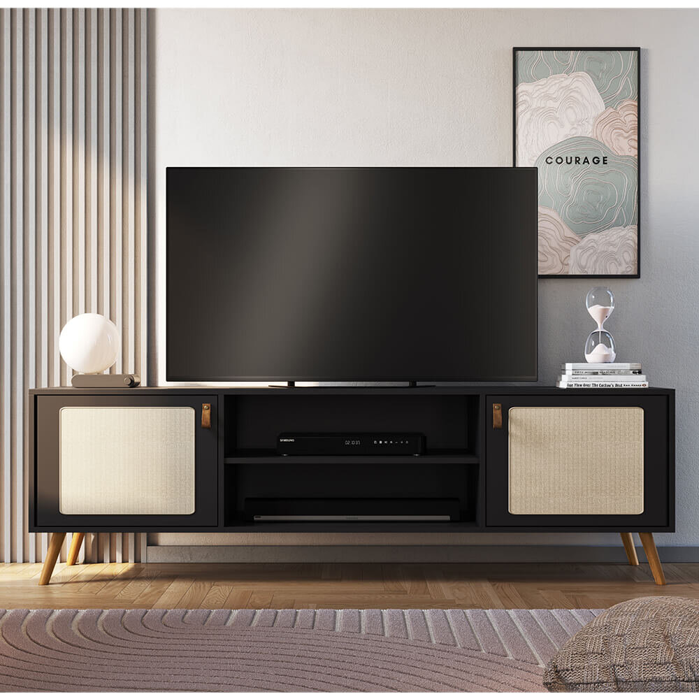 Rack Viena 140cm - Preto