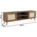 Rack Viena 180cm - Madeira