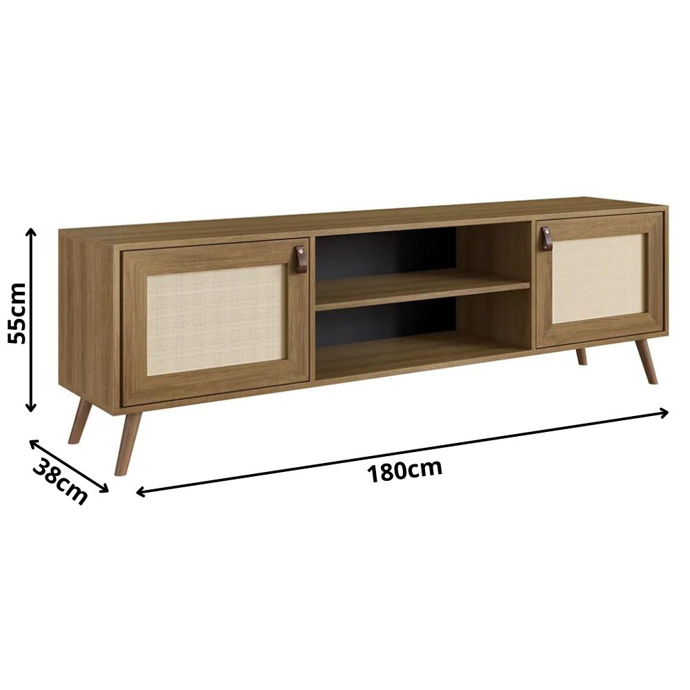 Rack Viena 180cm - Madeira