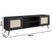 Rack Viena 180cm - Preto