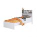 Cama Infanto Juvenil com Estante e Protetores 90 House Branco