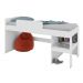 Conjunto com Cama 80 Playground com escorregador e Baú Meu Fofinho branco