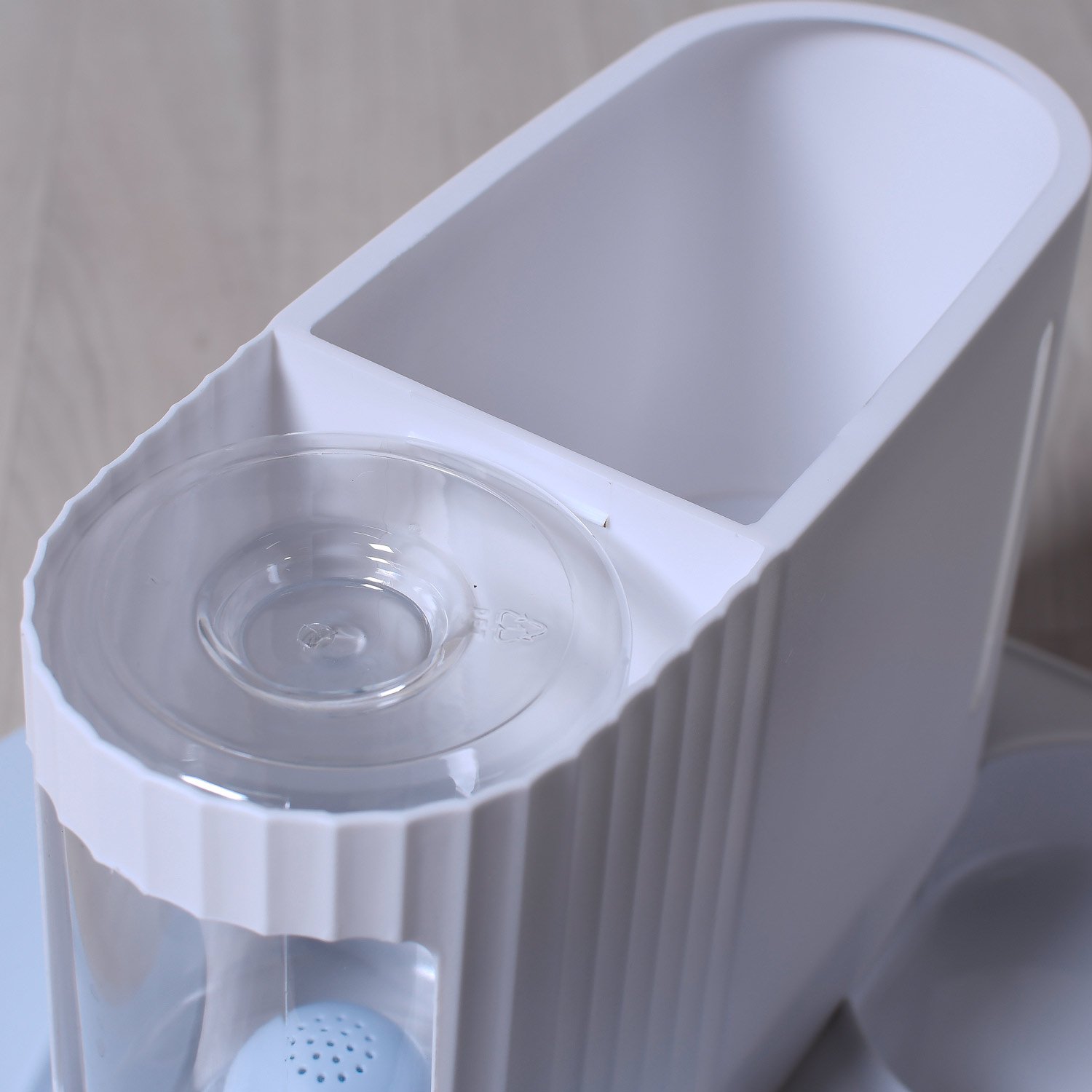 Alimentador Automático 2 em 1 Água e Ração Meu Pet  Branco
