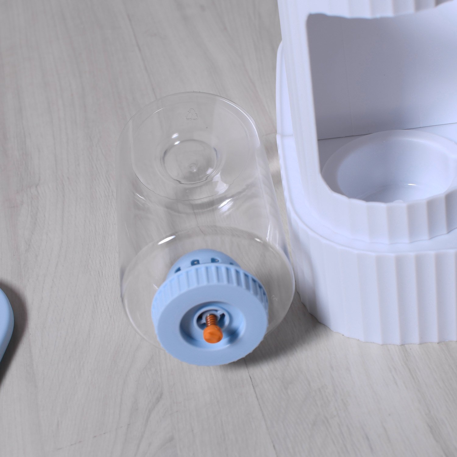 Alimentador Automático 2 em 1 Água e Ração Meu Pet  Branco