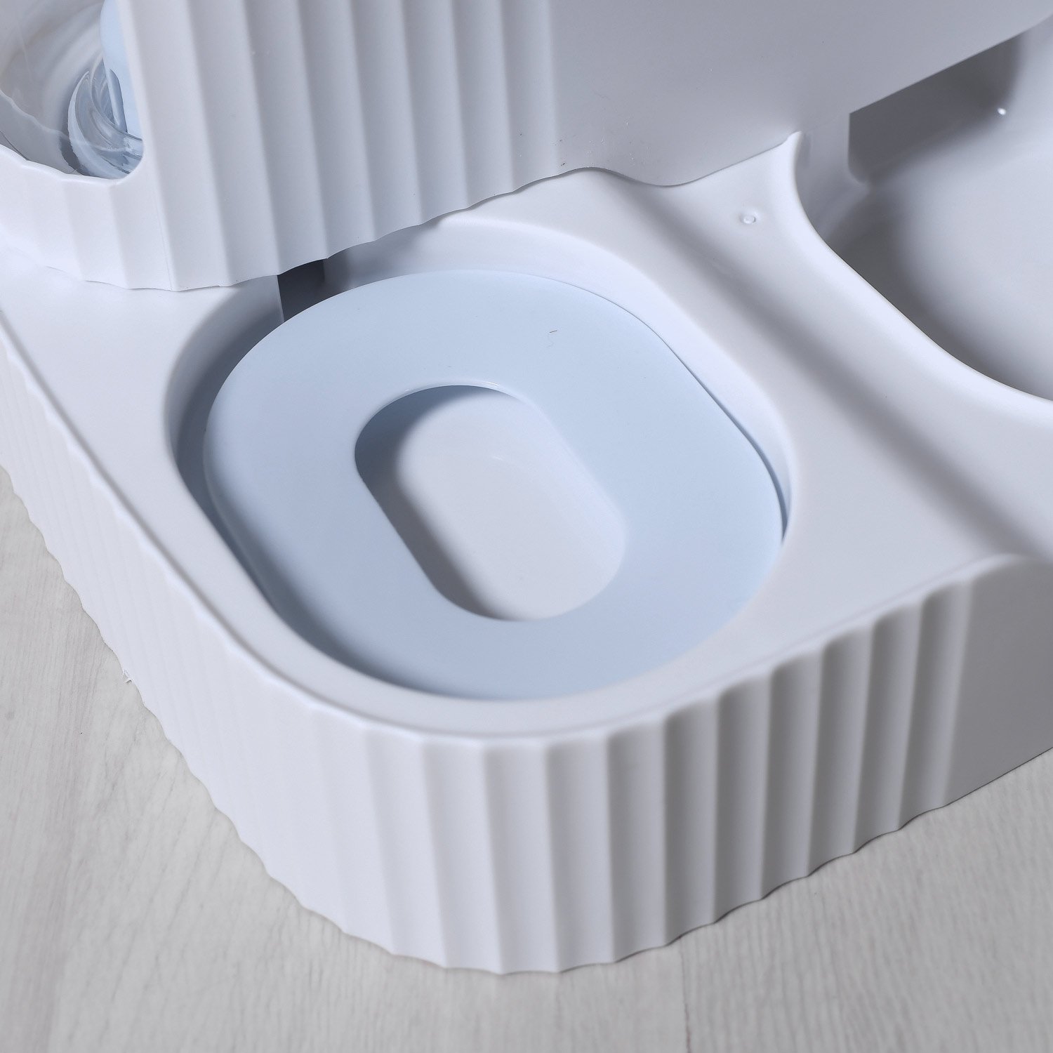 Alimentador Automático 2 em 1 Água e Ração Meu Pet  Branco