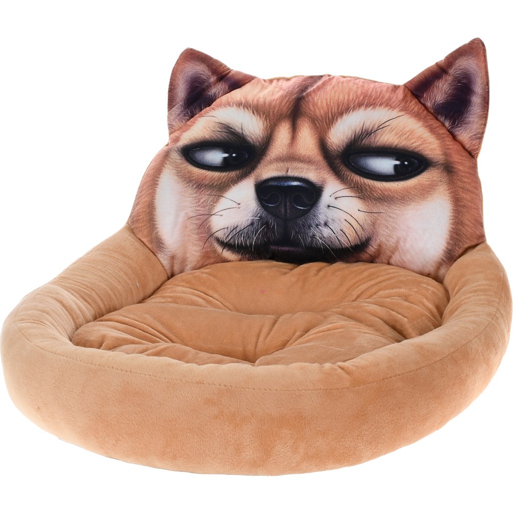 Cama Pet Digital Print Cachorros e Gatos 50x40cm Marrom