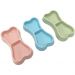 Comedouro Osso Duplo 24x13x3,5cm 150ml Azul