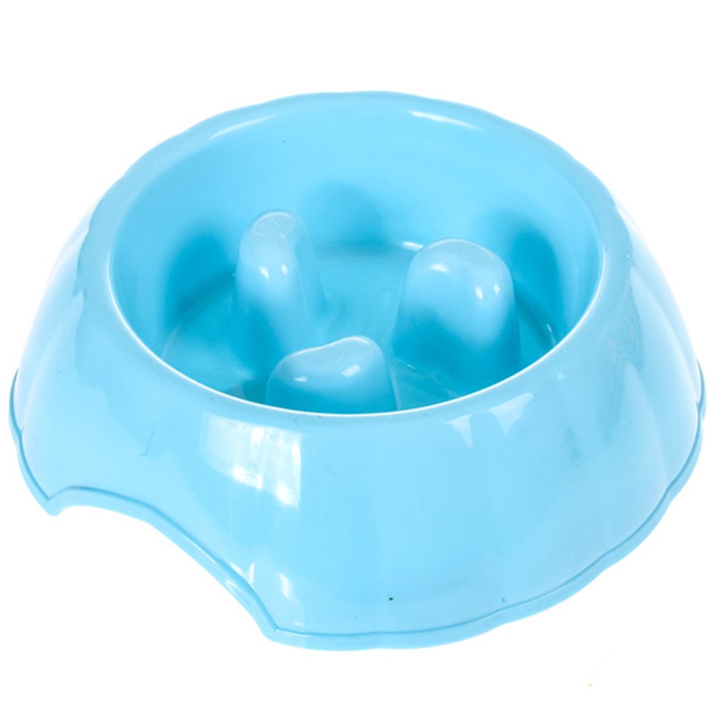 Comedouro Tigela Alimentação Lenta 18x5,5cm 350ml Azul