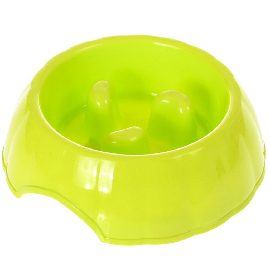 Comedouro Tigela Alimentação Lenta 18x5,5cm 350ml Verde