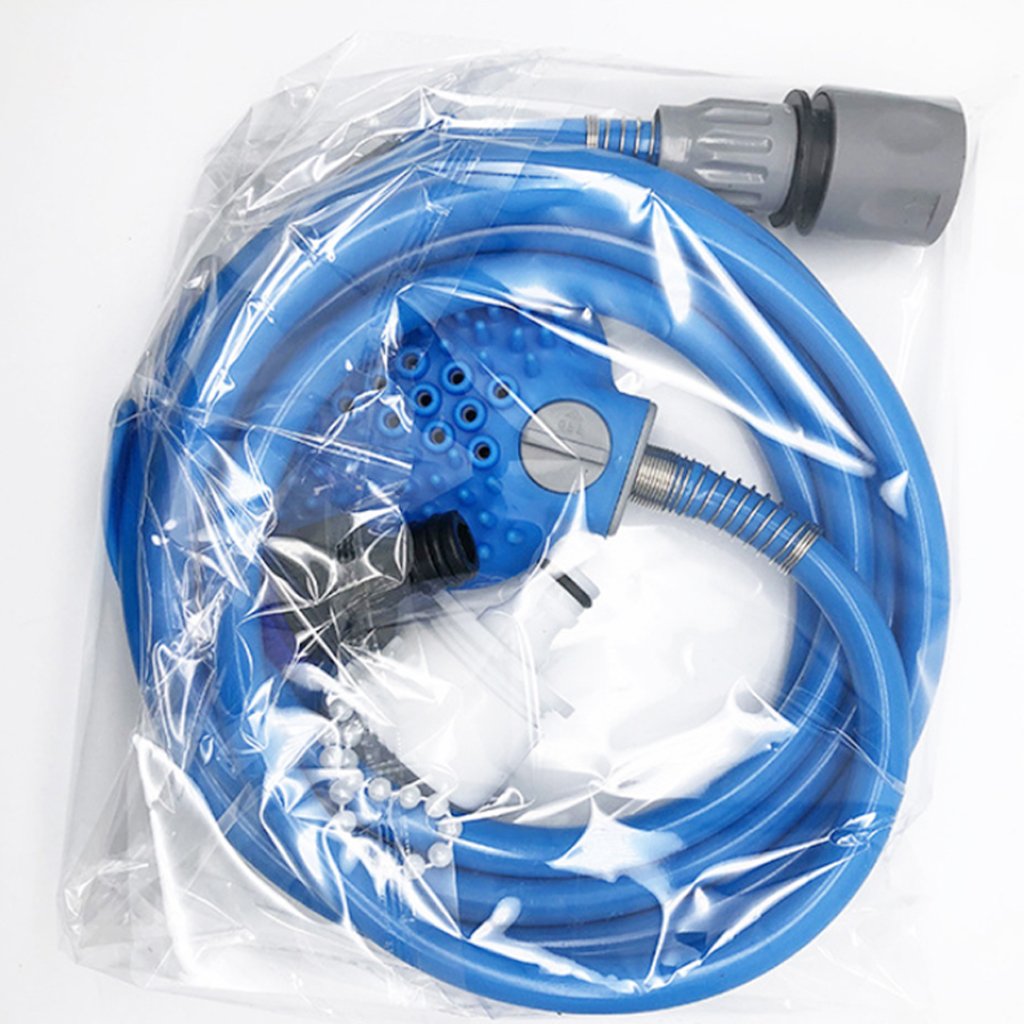 Ducha Massageadora Pet para Banho com Mangueira 2,50m Azul