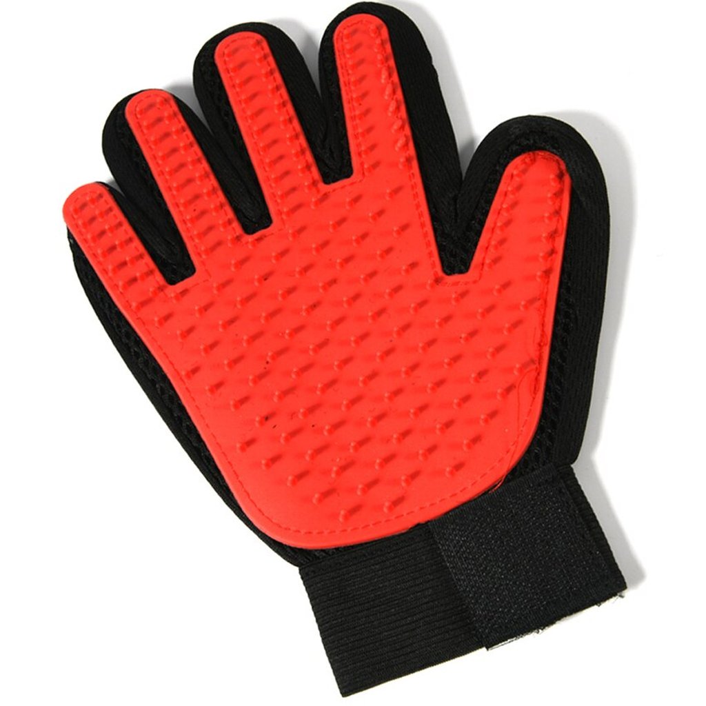 Luva Escova Tira Pelos Pet para Cachorros 28x18cm