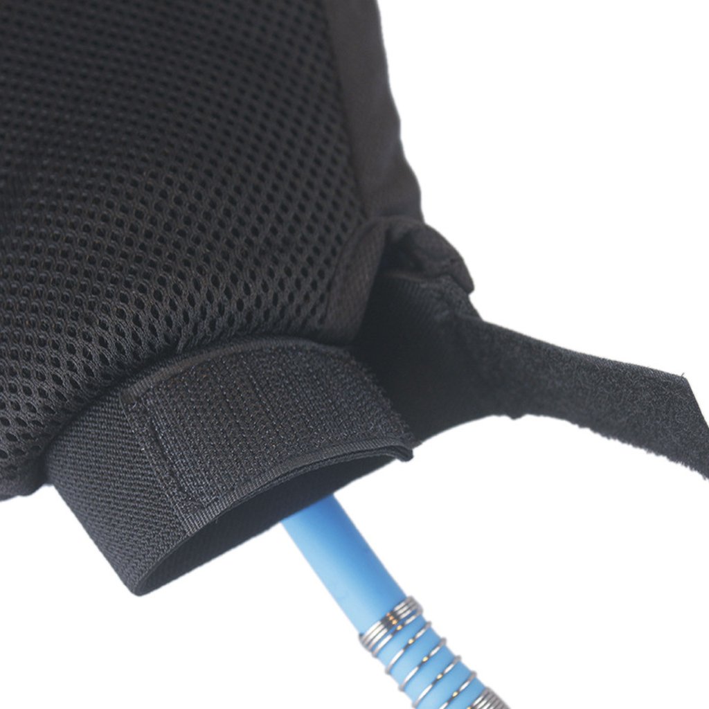 Luva para Banho Pet com Mangueira 1,90m Azul