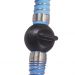 Luva para Banho Pet com Mangueira 1,90m Azul