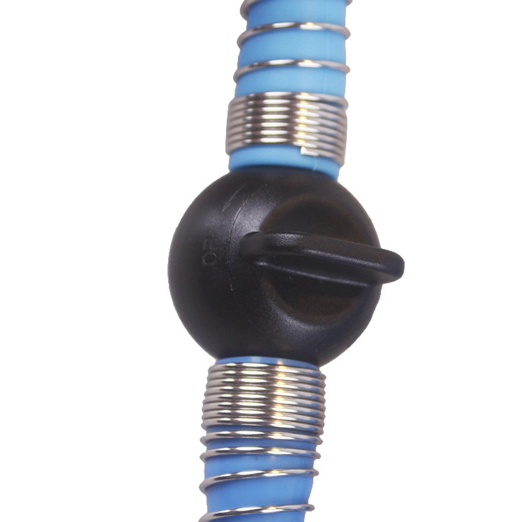 Luva para Banho Pet com Mangueira 1,90m Azul