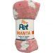 Manta Pet Microfibra 100% Poliéster 70x100cm Cachorrinho Rosa