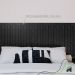 Eva Rodape Acabamento Ripado Laminado 2,5m - Urban Black-passa fio