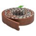 Eva Rodape Acabamento Ripado Laminado 2,5m - Urban Bronze-passa fio