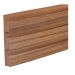 Moldura De Eva Ripado Madeto Nogueira Natural 10cm - 5 Mt
