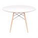 Mesa Eames Eiffel Redonda 100cm - Branca