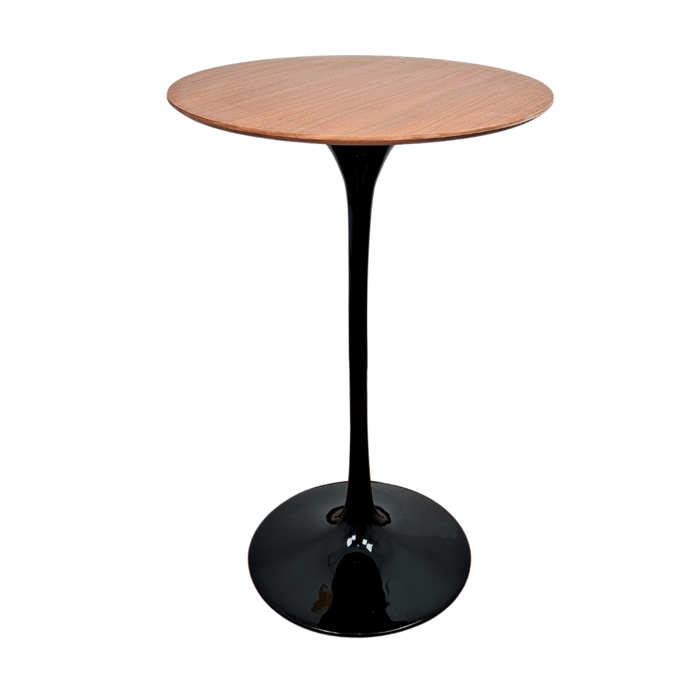 Mesa Saarinen Bistrô Freijó 70cm - Base Preta