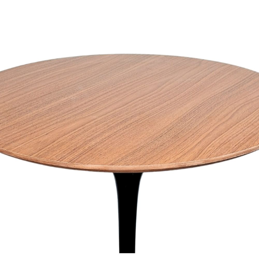 Mesa Saarinen Bistrô Freijó 70cm - Base Preta