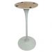 Mesa Saarinen Bistrô Pau Ferro 70cm - Base Branca