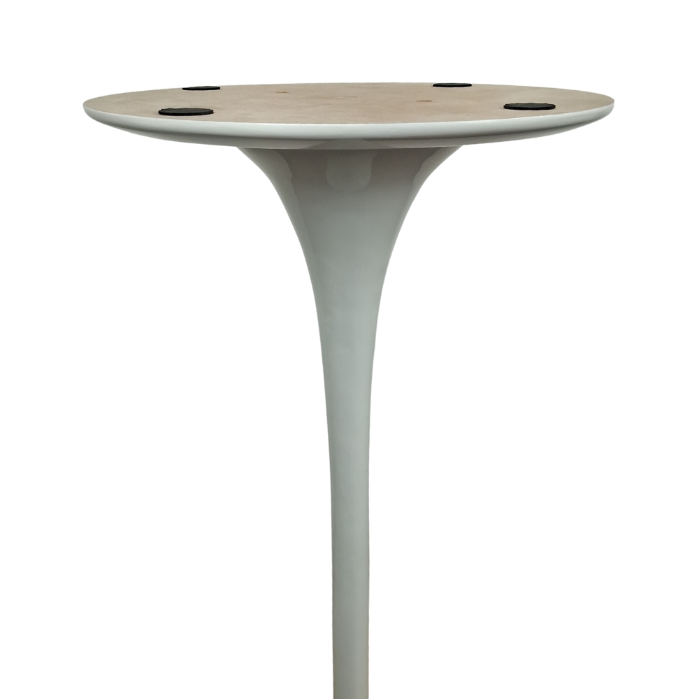 Mesa Saarinen Bistrô Pau Ferro 70cm - Base Branca