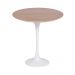 Mesa Saarinen Lateral Imbuia 51cm - Base Branca