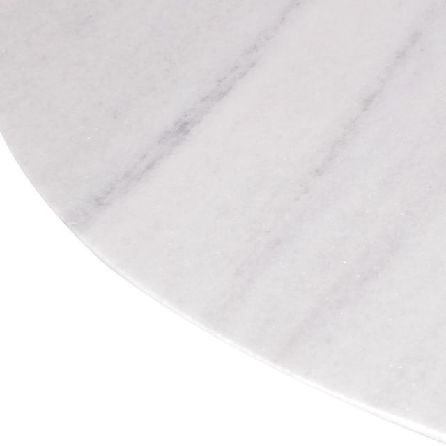 Mesa Saarinen Oval Espirito Santo 135x90cm - Base Preta