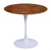 Mesa Saarinen Redonda Pau Ferro 150cm - Base Branca