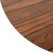 Mesa Saarinen Redonda Pau Ferro 150cm - Base Branca