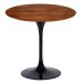 Mesa Saarinen Redonda Pau Ferro 90cm - Base Preta