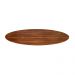 Mesa de Centro Saarinen 46cm Oval Pau Ferro 135x90cm - Base Branca