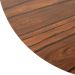 Mesa de Centro Saarinen 46cm Oval Pau Ferro 135x90cm - Base Preta