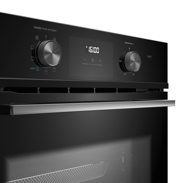 Forno Elétrico de Embutir 80L Midea com Grill Timer e Função Airfryer TSD80P2 Preto 220V